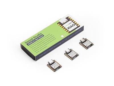XIAO nRF52840 Sense 3PCS Pack -NFC, Bluetooth5.0, Onboard IMU, Microphone, Antenna, supporting TinyML, TensorFlow Lite, Arduino, MicroPython, CircuitPython, tinyGo, Zephyr, Meshtastic, Amazon Sidewalk