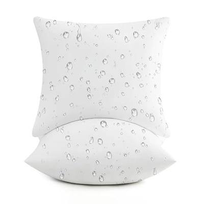 puredown® 20x20 Outdoor Pillow Inserts, Set of 2, Fluffy Soft Water-Resistant Down Alternative Square Form Sham Stuffer for Porch Swing Sofa Couch Cushion Patio Furniture