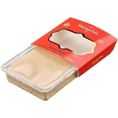 Abdurrahman Tatlıcı Halvah, 10.6oz, Turkish Halva, Tahini Halva, Plain Halva Candy, Traditional Sesame Halvah Dessert, Vegan, Gluten Free Halva, Non-GMO, Halwa, Halawa