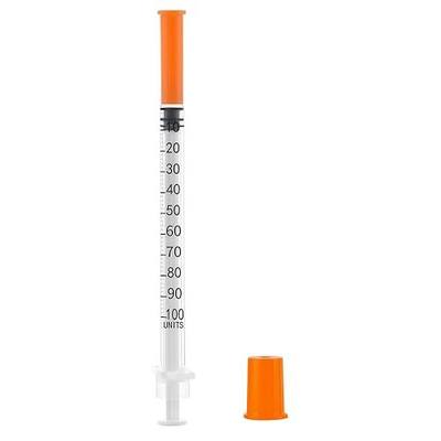 1ml Syringe with 27G 1/2 Inch (12.7mm), 1cc 27 Gauge Syringes, Individually Wrapped, Pack of 100