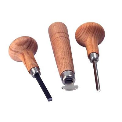TAURISH Stone Setting Tool Set, 3 Pieces for Prong and Bezel Setting