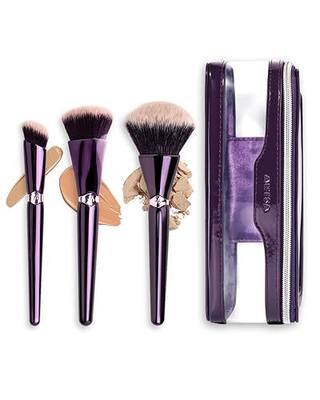 Anisa Beauty Starter Everyday Makeup Brush Set, 3 Essential Brushes | For Foundation, Concealer, and Powder Application – Soft, Synthetic Fibers for Flawless, Streak-Free Finish