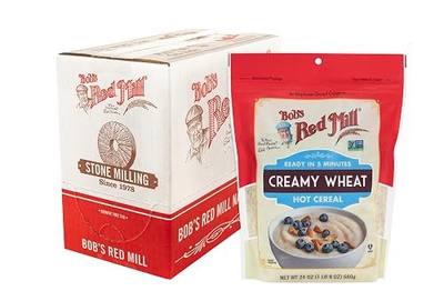 Bob's Red Mill Creamy Wheat Hot Cereal, 24oz (4 Pack)