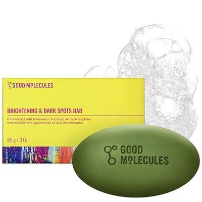 Good Molecules Brightening & Dark Spots Bar - Soap Free Face and Body Bar - Tranexamic, Kojic Acids and Niacinamide to Target Dark Spots - Skin Care