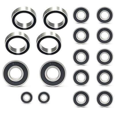 V5 Chassis Stainless Steel Bearing Kit for Arrma 6S 1/8 Kraton V5/Notorious | /Outcast/Talion/Typhon 1/7 Mojave/Felony/Infraction/Fireteam/Limitless,ARA610037,ARA610038,ARA610039,ARA610040,18PCS