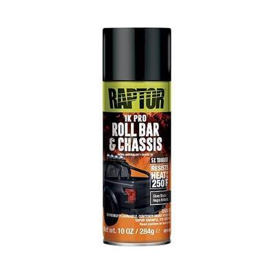 RAPTOR 1K Roll Bar & Chassis Automotive Spray Paint, Gloss Black, 10 oz | Professional Grade, Durable Finish, Easy-To-Use