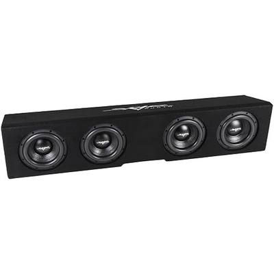 Skar Audio Quad 8" Loaded Ported Subwoofer Enclosure Compatible with 2019-2025 Chevy Silverado/GMC Sierra Crew Cab Trucks