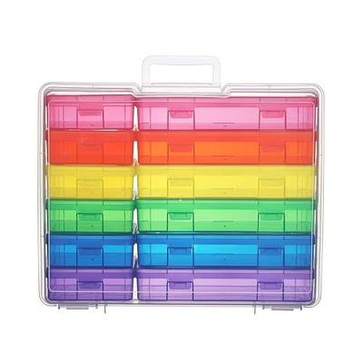 Plastic Storage Box Arts & Crafts Storage Boxes Organizers with Storage Box | Multifunctional Design,,Stackable,See Through,Versatile Organization,Space-Saving,Durable,Dust Protection
