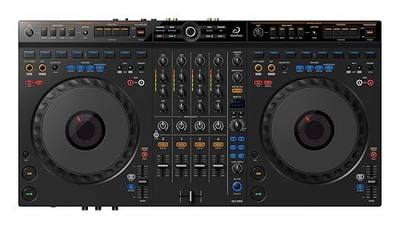 AlphaTheta DDJ‑GRV6 4‑Channel DJ Controller — Groove Circuit Live Remixing, Club‑Standard Layout, Full‑Size Jog Wheels, rekordbox & Serato DJ Pro Compatible | 4-Channel Club-Layout Controller with Groove Circuit Live Drum Remix, 206 Mm Full-Size Jogs, Rekordbox and Serato Compatible
