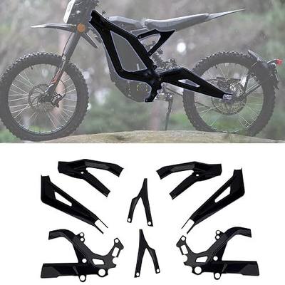 Body Frame Protective Cover Fit For Sur-Ron Light Bee X, Body Frame Protector Guard Sticker, E-Bike Accessoires for Sur-Ron (Black)