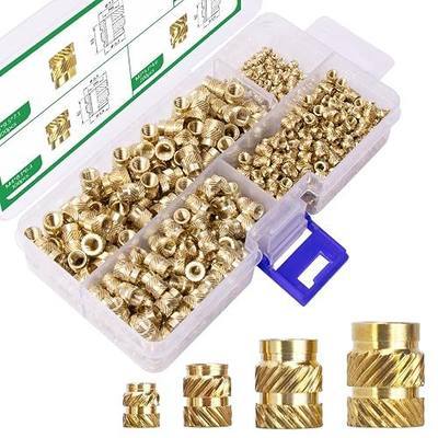 Mintion Heat Set Inserts for 3D Printing, M2-M5 Brass Threaded Inserts 500PCS
