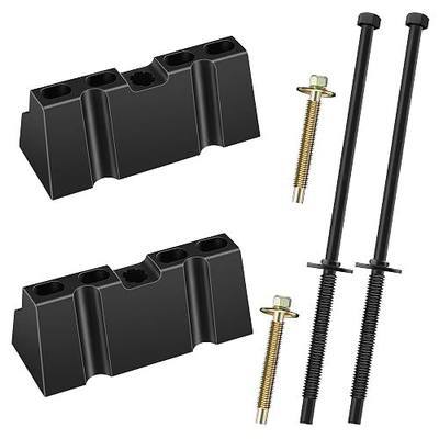 2 Set Battery Hold Down Compatible with Ford, 00588, Lincoln, Mercury | Replaces 6C2Z10756A, Compatible with Lincoln and Mercury, Includes 4 Stainless Steel Bolts, Reduces Battery Movement