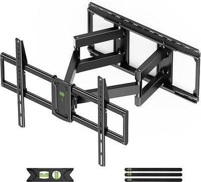 USX MOUNT Full Motion TV Wall Mount for Large TVs 42-97 Inch up to 150 lbs | Fits 16/18/24" wood studs, Max VESA 600x400mm. Supports TVs 42-97" up to 150 lbs. Ideal for 65", 75", 85", 86", 90" screens.