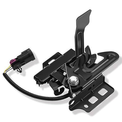 Front Hood Latch Lock Assembly Fit for Chevy Tahoe Silverado Suburban Impala Avalanche Malibu GMC Sierra Yukon Cadillac Escalade 2007 2008 2009 2010 2011 2012 2013 2014 with Sensor Switch, 15139168
