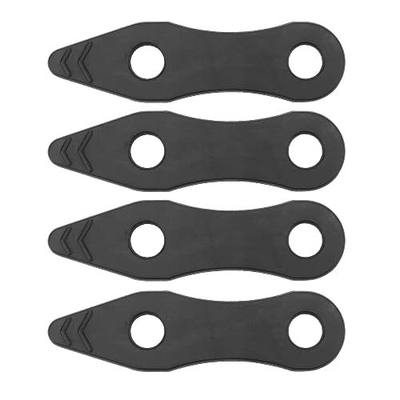 EAORBD S-Hook Keeper for Trailer | Rubber S-Hook Retainers, Fits 3/8" S-Hooks & Tow Holders, for Safety Chain & Trailer Towing 4-Pack