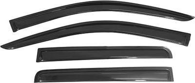Tape On Window Visors Fits for 2007-2017 Jeep Compass, Side Auto Window Wind Deflectors, Ventshade, Rain Guards for Cars/Trucks