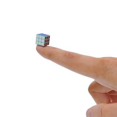 Mini Cube 3x3 - Cube Lab 1x1x1cm Tiny Cube 3x3x3 | Small Smooth Magic Cube Smallest Cube Miniature Speed Cube Puzzle Toy Gift for Cube Enthusiast,Kids and Adults