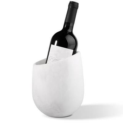BCS Marble Wine Bottle Chiller Bucket - Versatile Wine & Champagne Chillers for Bottles - Applicable to Kitchen Utensil Holder That Also Serve as Lamp Shade