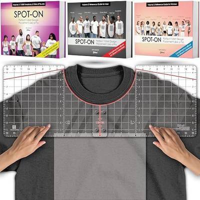 Extra Oversized T-Shirt Ruler Guide for Vinyl Alignment, 3XL & Beyond