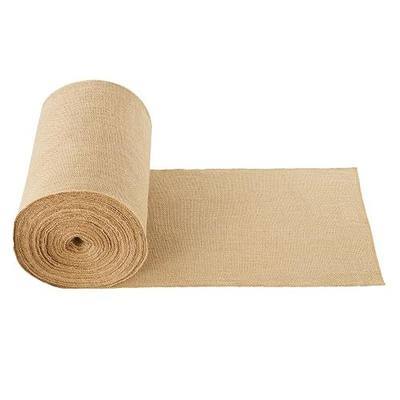 VEVOR Burlap Fabric Roll, 14” x 150 ft, High Density Wide Natural Burlap Fabric Rolls, Jute Fabric Burlap Tree Wrap Roll, for Decor, Crafts, Wedding, Gardening, Plant & Tree Winter Covering