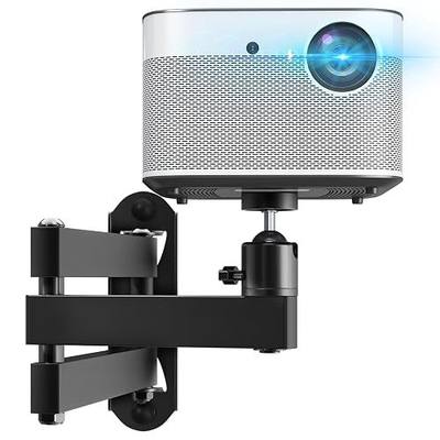 Foldable Projector Wall Ceiling Mount, Fits 1/4" M4 M6 Screw, 11lbs | 360° Rotation for Perfect Viewing Angle,Fold Flat for Easy Storage,Ideal for Home Theater, Office,Outdoor