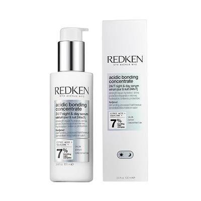 Redken Acidic Bonding Concentrate 24/7 Night & Day Serum For Damaged Hair - Nourishes & Restores, Overnight Hair Repair & Protection, Lightweight & Anti-Frizz