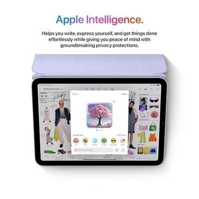 Apple iPad mini (A17 Pro): Apple Intelligence, 8.3-inch Liquid Retina Display, 128GB, Wi-Fi 6E, 12MP Front/12MP Back Camera, Touch ID, All-Day Battery Life — Space Gray