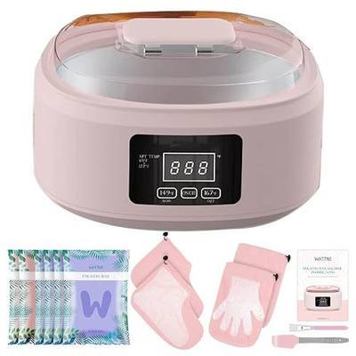 Paraffin Wax Machine For Hands And Feet - Paraffin Wax Heater Moisturizing Set Automatic Timing Heat Preservation Paraffin Wax Machine For Hand Wax, Suitable For Arthritis, Dry Skin Repair (Pink)