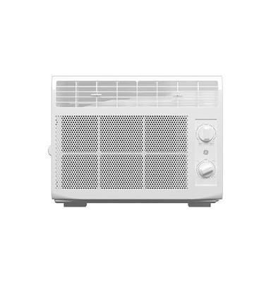 GE Window Air Conditioner 5,000 BTU AC Unit for Small Rooms up to 150 sq ft with Manual Controls & 2 Cooling Modes for Bedroom or Living Room, Easy Install Kit, White