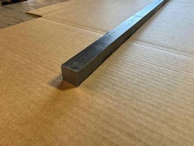 1" x 1" Square Steel Bar, 1018 Cold Rolled Steel, Pick Your Length (Steel, 6 INCH)