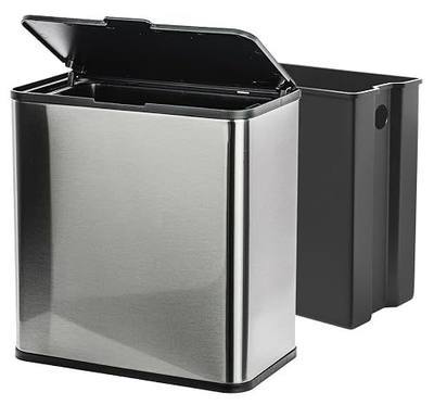 Sanitary Napkin Disposal Receptacle, Tampon Disposal Bin -Wall Mounted Trash Can for Bathroom with Removable Container for Improved Hygiene. Easy Mount to Any Wall/Partition. Includes No-Drill Option