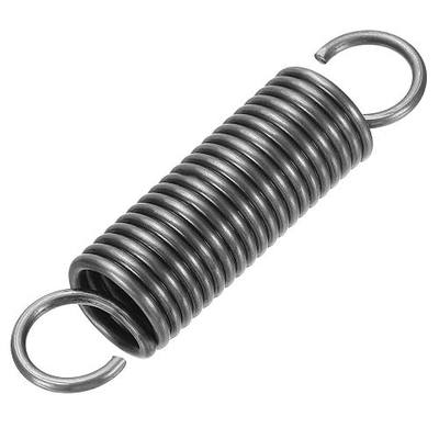 PATIKIL Extension Spring, 1pcs Wire Diameter 0.1", OD 0.8", Free Length 3.5" Spring Steel Dual Hook Tension Springs for Lawn Tractor Home Repairs DIY, Grey