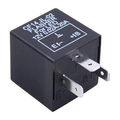 ApplianPar CF14 EP35 Electronic Flasher Relay 3 Pin for Car Vehicle LED Turn Signal Light Bulbs Hyper Blink Flash Fix