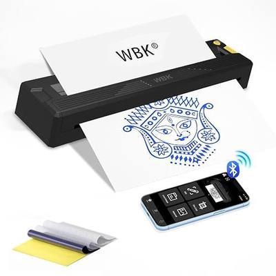 Tattoo Stencil Printer,Portable-Wireless-Bluetooth-Thermal-Inkless Tattoo Printer with 3 pcs Tattoo Transfer Paper,Tattoo Printer Machine Compatible with Phone/Pc&Pad,for Tattoo Beginners&Artists
