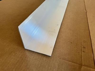 4" x 4" x 1/8" 6063 Aluminum Angle, Pick Your Length, 6063-T52 Aluminum (Aluminum, 12 INCH)