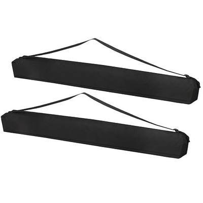PATIKIL 2Pack Oxford Cloth Padded Tripod Bag, Black, 58.27"x6.3"x6.3" (L*W*H), Shoulder Strap and Handle, Zipper Closure, 2 Count, Solid, Casual, Tripod Case, Tripod-and-Monopod-Cases