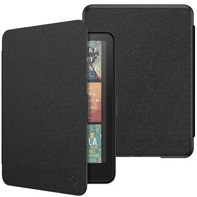 Fintie Case for 7" All-New Kindle Paperwhite (12th Generation, 2024) and Kindle Colorsoft - Slim Lightweight Shell PU Leather Protective Cover with Auto Sleep/Wake, Black