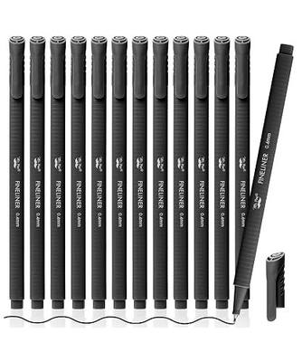 Mr. Pen- Black Fineliner Pens, 12 Pack, 0.4mm Fine Point | Smooth Bible Journaling Pens for Note-Taking, Sketching, Planning, Art Projects, Small Detailing, Fine-Ink Drawings