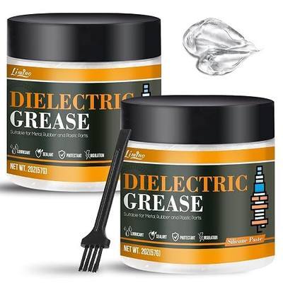 Dielectric Grease - 4oz Automotive Silicone Paste for Electrical Components and Connectors, Spark Plugs, Automotive O-Ring, Brake - Waterproof Silicone Grease, Heat Resistant and Easy Application