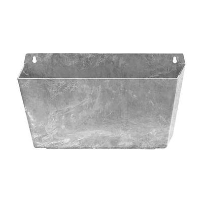 Root & Vessel Self Watering Wall Planters for Indoor or Outdoor Plants, Unique Marbled Wall Pot, Made of Eco-Friendly Blend of Stone and Plastic, Gray, 14.5"