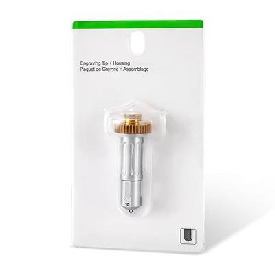 Engraving Tip + Drive Housing Compatible with Maker/Maker 3, Premium Carbide Engraving Tip, Ideal for Engraving Long Lasting Designs on Glass, Acrylic, Metal & More, Silve