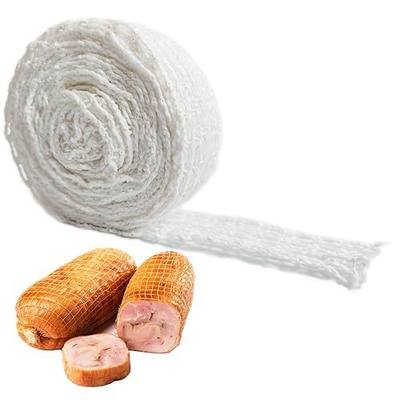 16.4ft Meat Netting Roll, Size 16 Ham Sock Elastic Netting | Meat Butcher Twine Net for Meat Cooking Smoking, or Drying