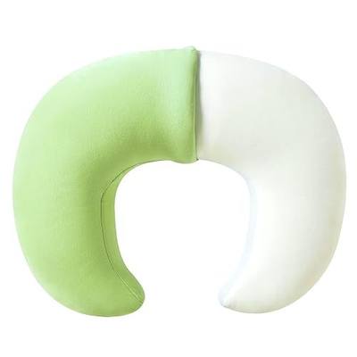 Nursing Pillow, Plus Size Breastfeeding Pillow Original Support for Baby Boys Girls Breastfeeding Essentials, with Removable Soft Cotton Cover (Light Green, Large (25.59*20.08*6.30 Inches))