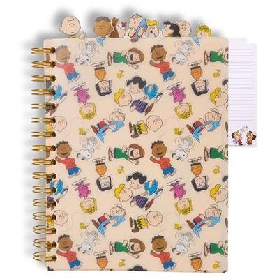 Peanuts Gang Journal Notebook, Spiral Bound, 144 Lined Pages, 8 x 7 inches – Peanuts Snoopy Charlie Brown | Snoopy School Supplies & Stationery Office Decor 144 Lined Pages, Vinyl Cover, 8 x 7 Notebook for Journaling, Planning, Write