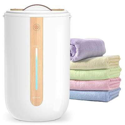 Keenray Towel Warmer for Bathroom, Towel Warmer Bucket with Heating Progress Bar, Child Lock, Fragrance Disc Holder, Auto Shut-Off Towel Bucket Fits Up to Two 40" x 70" Towels, Bathrobes, Blankets