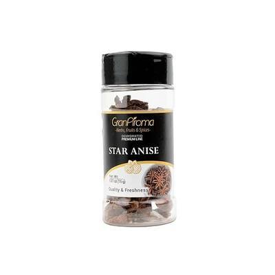 GranAroma Star Anise, Aromatic Spice for Cooking, Baking, and Teas (0.57 Ounce)