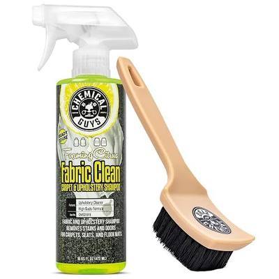 Chemical Guys, Citrus Fabric & Carpet Cleaner Spray with Brush Kit, 16 oz | With heavy duty nifty interior brush, citrus scent kit, fabric spray and interior brush combo kit, ready for immediate use