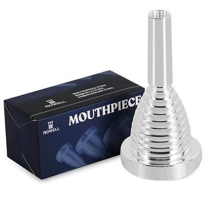 ROWELL Tuba Mouthpiece 67C4 Tuba Mouthpieces Brass Tuba Mouthpiece Sliver Plated Tuba Mouthpiece Compatible with Beginners and Professionals Tuba Accessories
