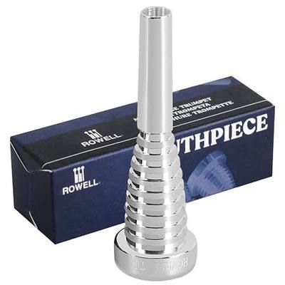ROWELL 7C Trumpet Mouthpiece Silver Plated Universal Design Compatible with Most Trumpets Ideal for Beginners and Professionals Trumpets Accessories