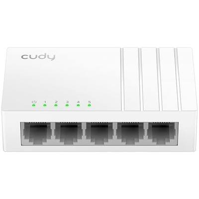 Cudy GS105U 5 Port Gigabit Ethernet Switch with USB-C Power Jack Desktop Ethernet Splitter Plastic Case Unshielded Switch Plug & Play Fanless Unmanaged